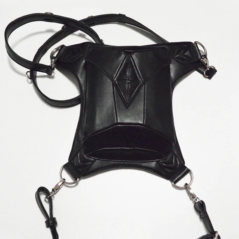 Стимпанк женская поясная сумка для ног, мотоциклетная мужская поясная сумка из искусственной кожи, сумка-мессенджер на плечо, сумки через плечо, сумка-кобура в стиле панк-рок