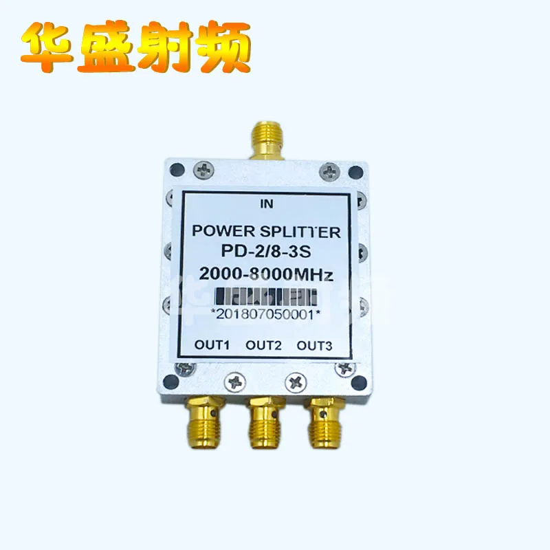 WIFI 2-8G microstrip power делитель SMA распределитель 2 4G 5 8G один sub three питания. | Инструменты