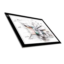 1 Набор, светильник, коробка-13,2 дюймов, USB регулируемый светильник, панель, всего 5 мм, тонкий светильник, Настольный светильник с 5 А4