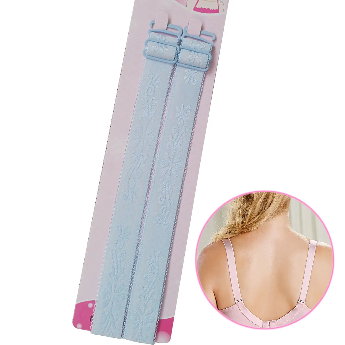 

Hot 1 Pair Bra Straps Floral Print Women's Bra Straps Adjustable Intimates Accessories Elastic Brassiere Strap Lingerie