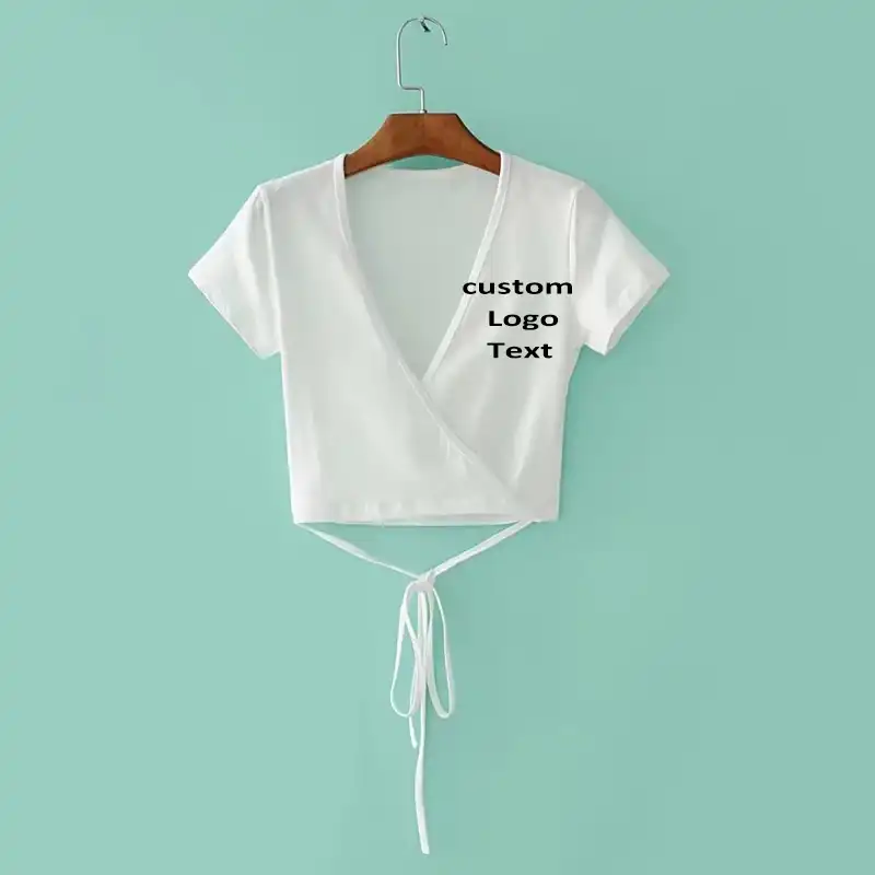 custom t shirt crop tops