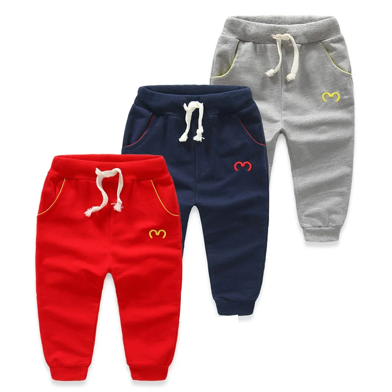 Kz 7320 Baby Pulling Rope Leisure Time Pants 2017 Spring New Pattern