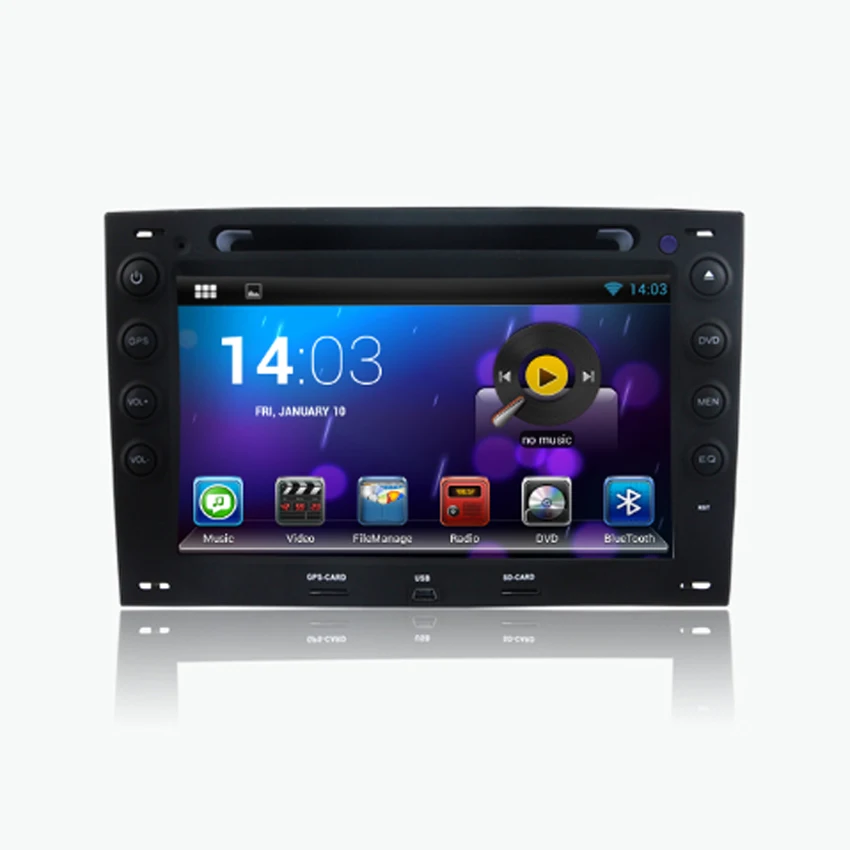 Discount Liislee Android Car Bluetooth Stereo GPS Navigation Car player For Renault Megane 2003~2010 Multimedia Audio Video Radio 1