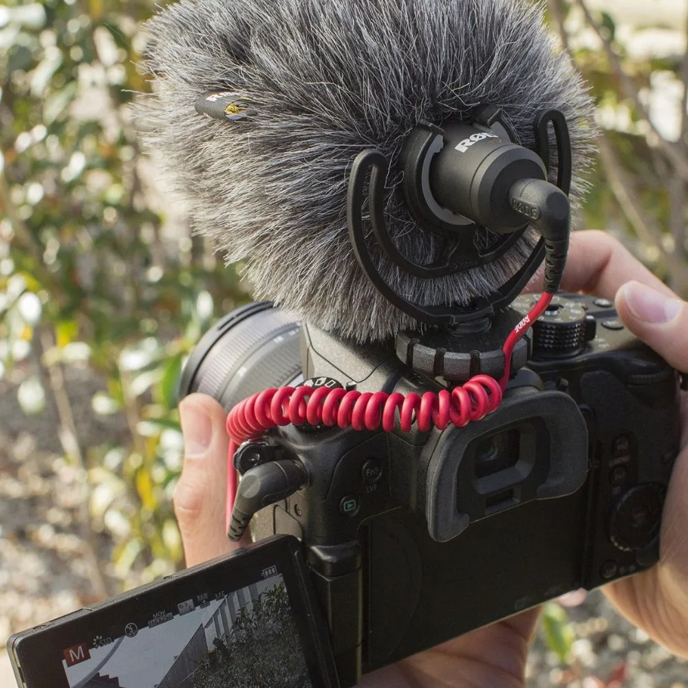 Ехал VideoMicro Компактный На Камере Записи Микрофон для Canon Nikon Sony Lumix DJI Осмо DSLR Камеры Микрофон