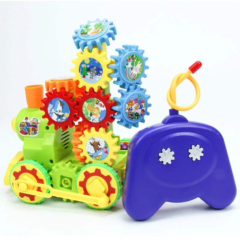 DIY Собранные механические детали удивительные строительные блоки электрический пульт дистанционного управления игрушечный автомобиль детские развивающие игрушки