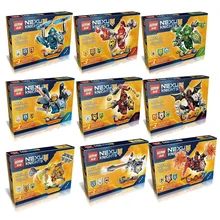 Lepin Ultimate Clay Aaron Robin Macy Beast Nexo Knights figures Building Blocks DIY Bricks Toys Without