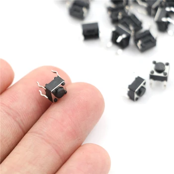 

50pcs Tact Switch Tactile Push Button Switch Kit Sets DIP 4P Micro Switch 4.5*4.5*6mm