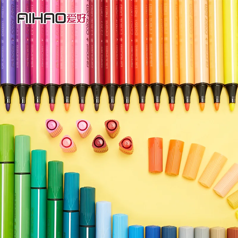 Цветной маркер для рисования набор цветов детская живопись фломастеры безопасная Нетоксичная Вода стирка граффити подарки канцелярские принадлежности