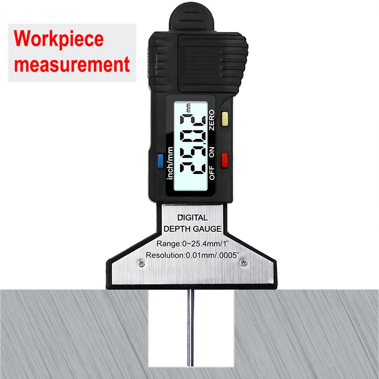 Черный цифровой измеритель глубины протектора 0-25 мм измерительная линейка давление автомобиля Безопасность измерительный инструмент шин монитор электронный