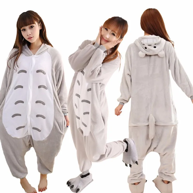 AIMINYZ Осень Зима единорог Пегас Ститч панда животных фланелевые пижамы наборы мультфильм пижамы для взрослых женщин мужчин