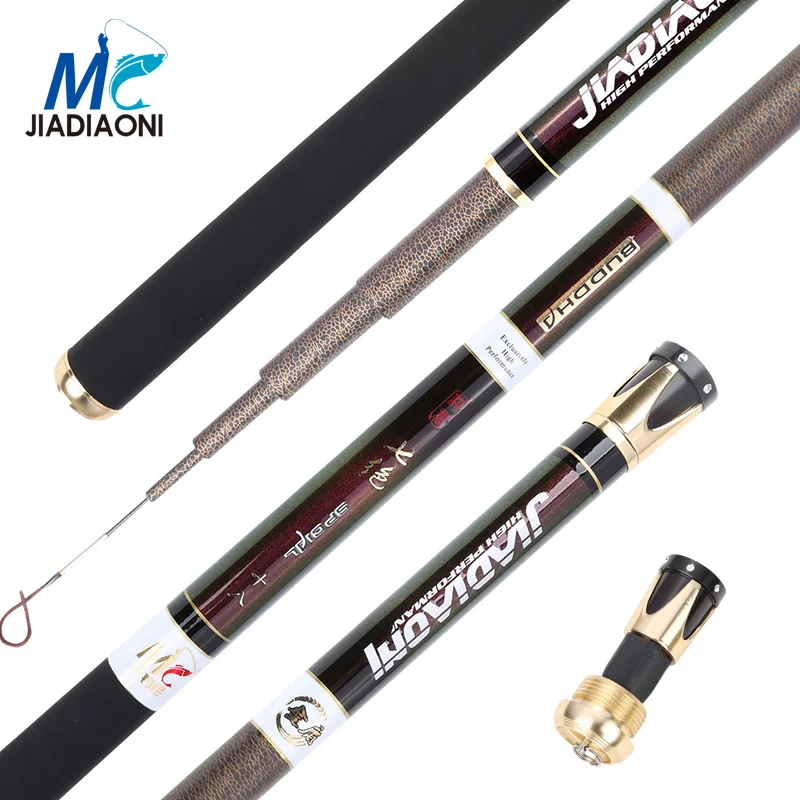 

JIADIAONI 99% Carbom 3.6m/4.5m/5.4m/6.3m Fly Stream Fishing Rod China Hand Pole Telescopic Carp Fishing Rods Fishing Tackle