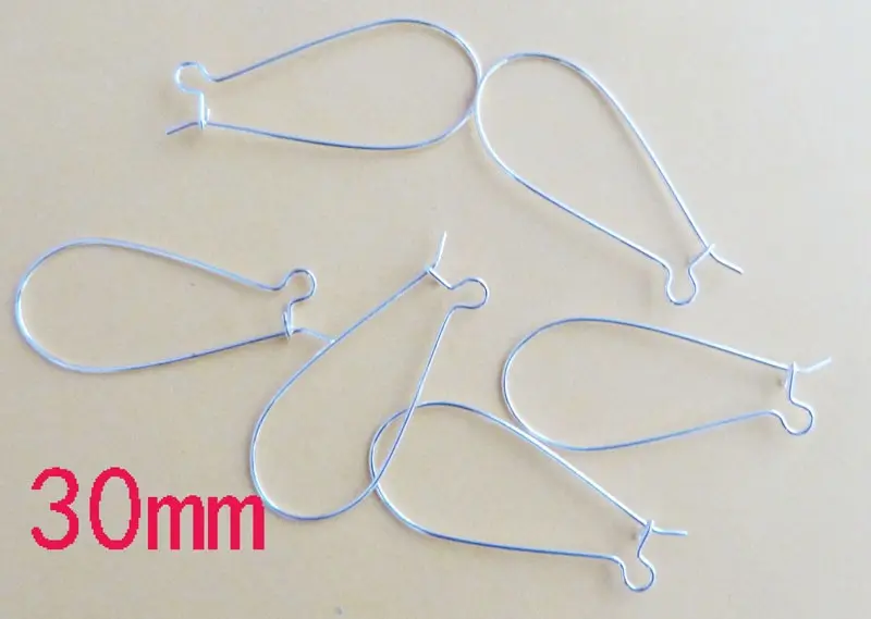 1000PCS  30MM  French earrings DIY Jewelry Accessories