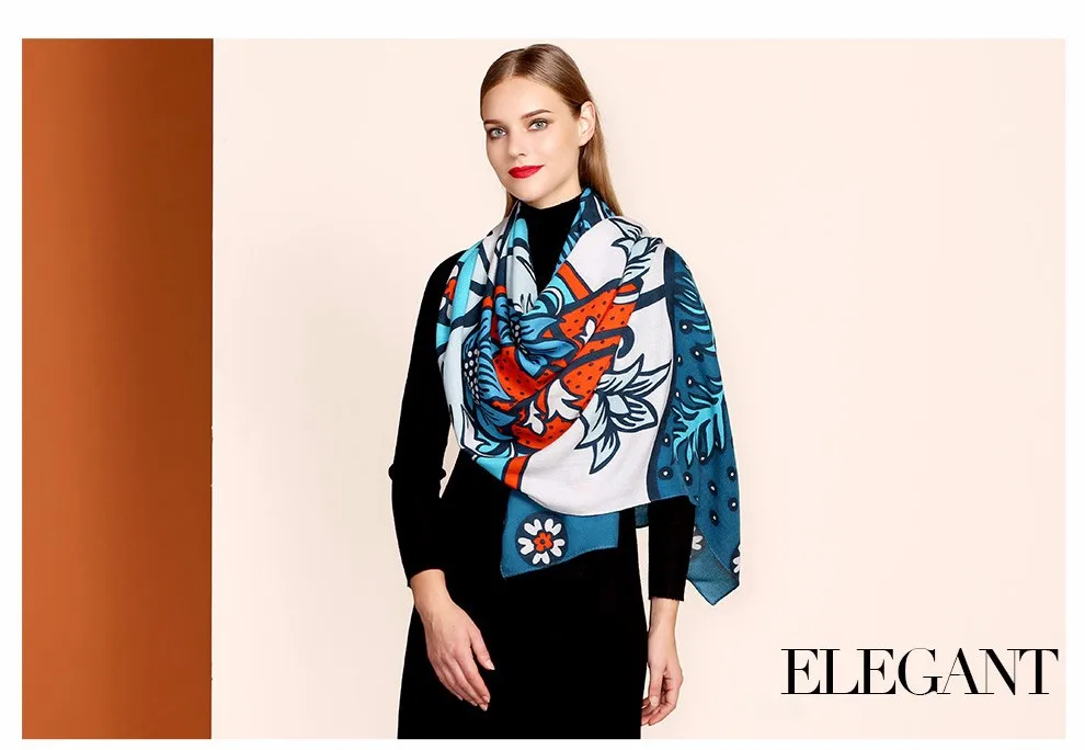 [BAOSHIDI] женский длинный шарф из шерсти, модные шарфы роскошного бренда, женская элегантная шаль, рождественские подарки для подруг