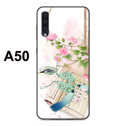 Для samsung Galaxy A50 A60 A70 случае Модный мягкий из высокотемпературного полиуретана Силиконовая задняя крышка для samsung A70 A505 A606 A705 телефон случаях shell - Цвет: A50
