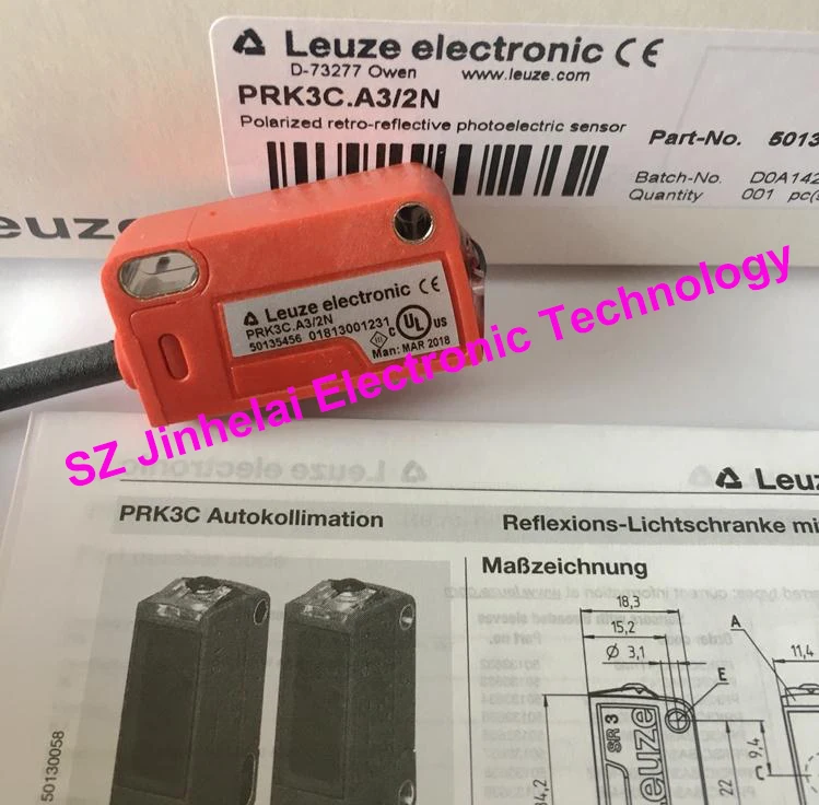 

New and original PRK3C.A3/2N LEUZE Photoelectric switch Photoelectric sensor