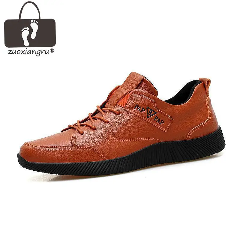 

New Men Casual Shoes Lace-up Microfiber Men Loafers Breathable Formal Mens Dress Shoes Wedding Shoes Men Flats Office For Male