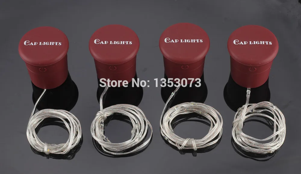 Magic color cap shaped led lamp night light silicone cap light creative romantic LED bottle cap light string atmosphere string lights 1-13