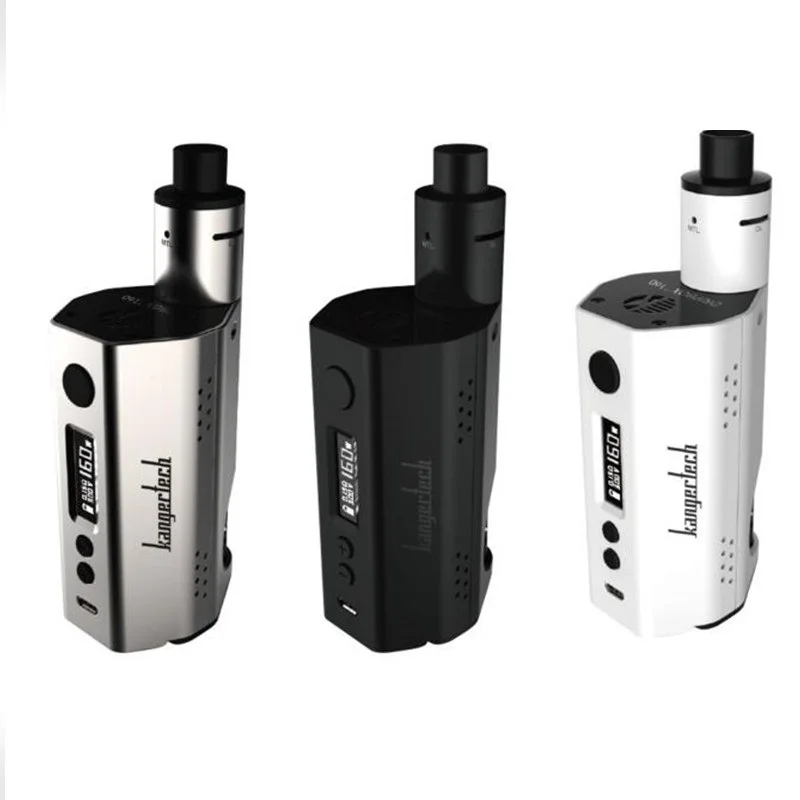 Drip type e-cigarettes Kangertech Dripbox 160W Starter 7ML Electronics DIY Tank 160W Box Mod VS istick pico Electronic cigarette