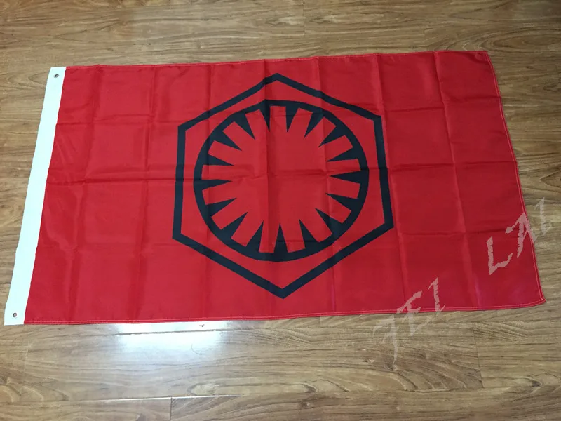 

Star Wars First Order Flag 3' x 5' 100D Polyester Free Shipping