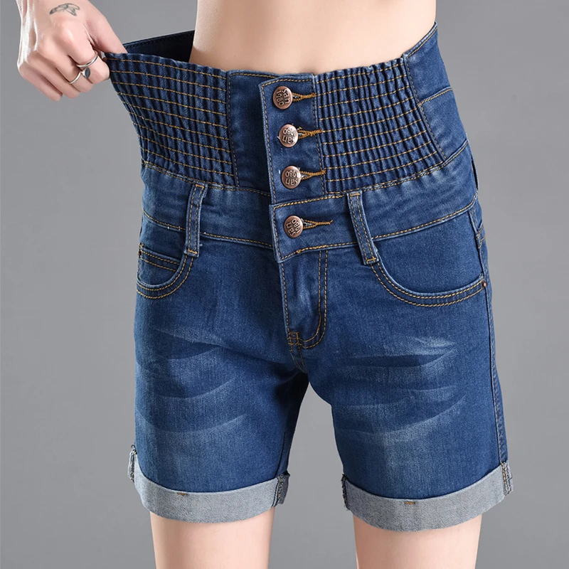 shorts jeans cintura alta 2019