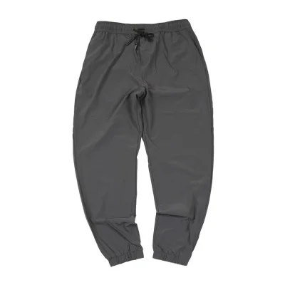 Черные/серые удобные штаны для скейтборда, эластичные свободные штаны для бега, теннисные Спортивные брюки для мужчин, скейтбординг - Цвет: Gray