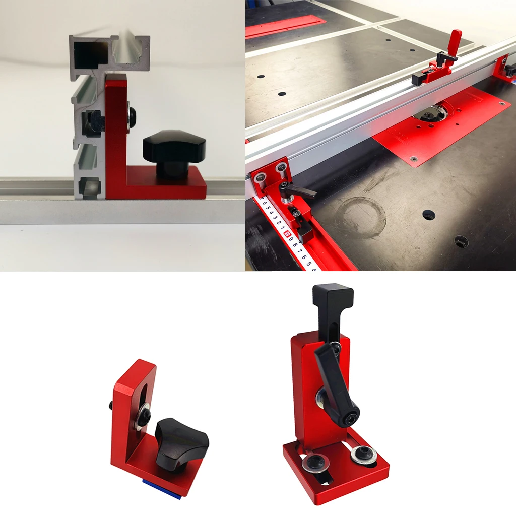 Miter Track Stop for T-Slot T-Tracks DIY Woodworking Tools Manual 45-Type