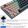 Gaming Mechanical Keyboard 87key Anti-ghosting Blue Red Switch Backlit LED wired Gaming keyboard For Laptop PC ► Photo 3/5