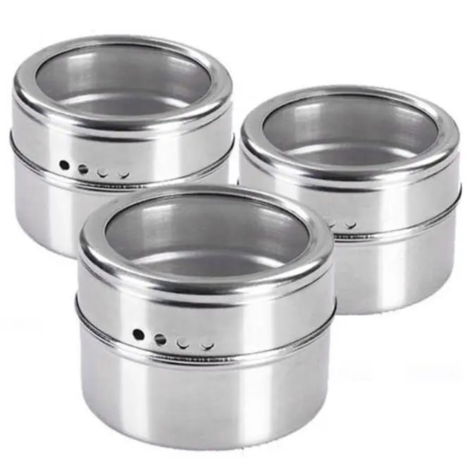 DHL,, 1000 шт./партия, Магическая Магнитная перечница из нержавеющей ...