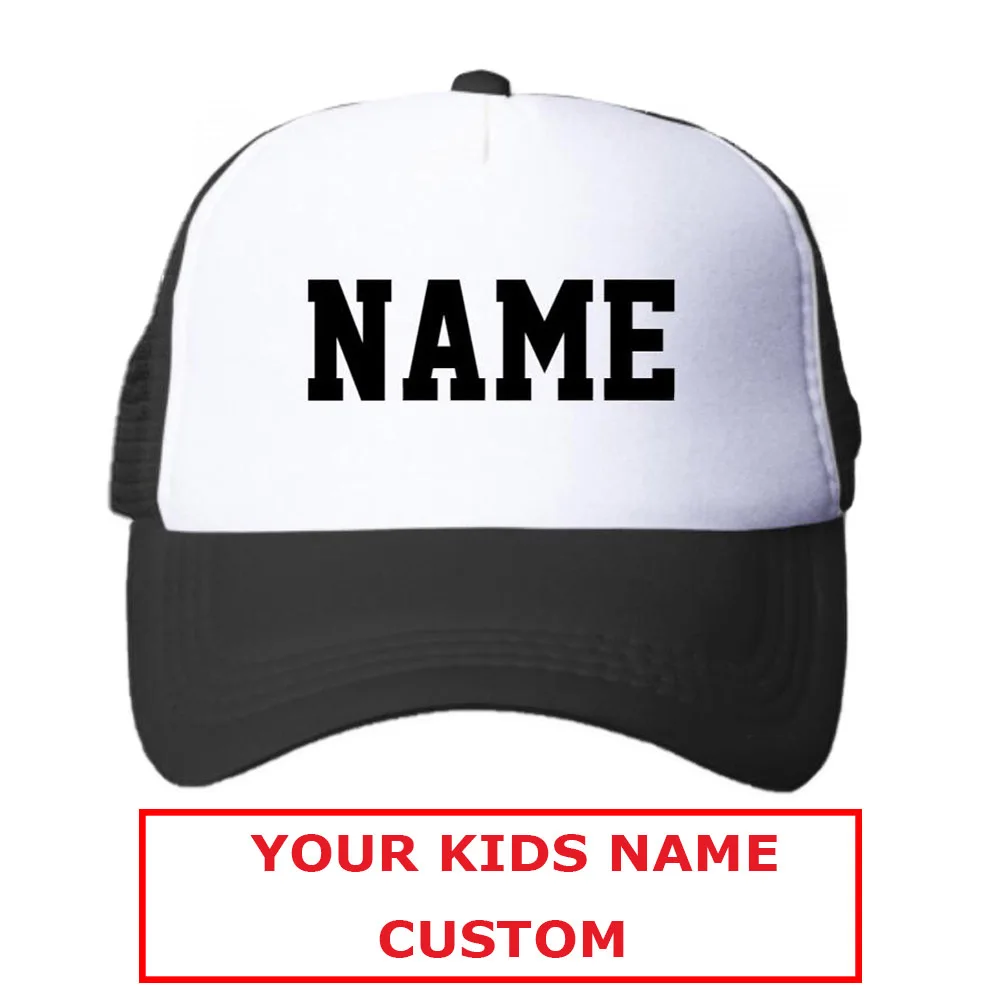 

Custom Kids Trucker Hat Print Name Child Baby Son Daughter Custom Personal Cap Meth Baseball Cap Gift