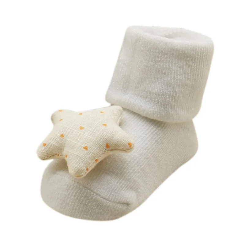 Милые хлопковые носки с сердечками для новорожденных; носки для маленьких принцесс; сезон лето-осень; случайная отправка - Цвет: Y
