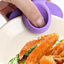 2 шт. силиконовые изоляционные пальчиковые наборы кухонной посуды Микроволновая Теплоизоляция печи перчатки, кухонные принадлежности силиконовые перчатки