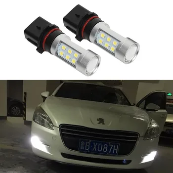 

2Pcs P13W PSX26W Car High Power LED Bulbs Daytime Running Light Fog Lamps Drl For Peugeot 508 2011 2012 2013 2014 2015