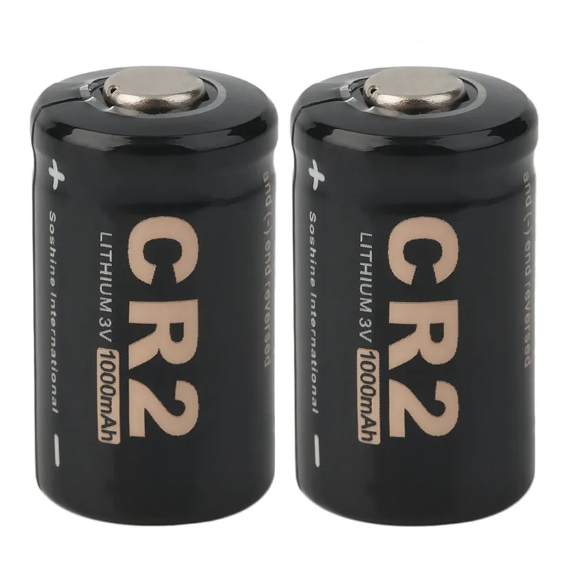 2 PCS 3.0V 1000mAh Batteries Protected Rechargeable Li Lon Battery