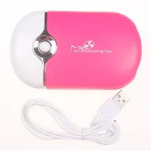 MISMXC USB Mini Portable Fans Rechargeable Electric Bladeless Handheld Air Conditioning Cooling Refrigeration Fan For Eyelash