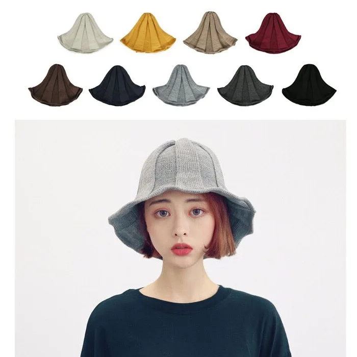 Autumn And WinterNew Simple Retro Women Ladies Warm Fishing Hats Cotton