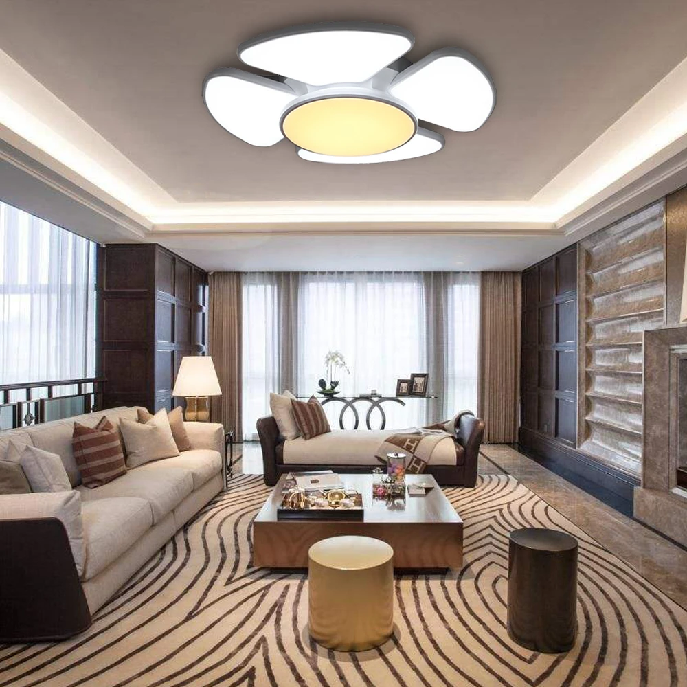 

60W 90W Modern Round LED Ceiling Light middle Warm White Lighting Indoor Home ceiling Lamp Living Room Bedroom Kitchen