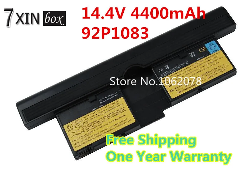 

14.4V 4400mAh 8 CELLS Battery 92P1083 For IBM ThinkPad X41 Tablet 1866 1867 1869 73P5167 73P5168 FRU 92P1082 92P1084 92P1085