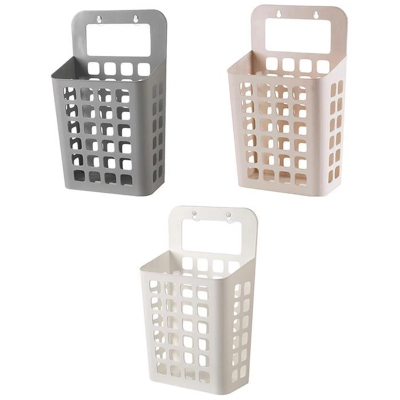 Подвесная корзина для хранения большая прачечная Cuboid настенный держатель для телефона корзина для дома Современная PP