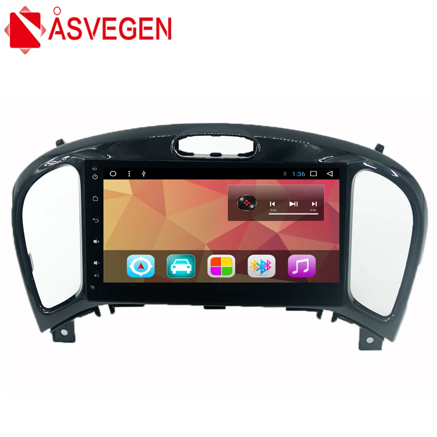 Asvegen автомобильный DVD мультимедийный плеер для Nissan Juke 2004-2012 8 дюймов Android 7 1 2 Din