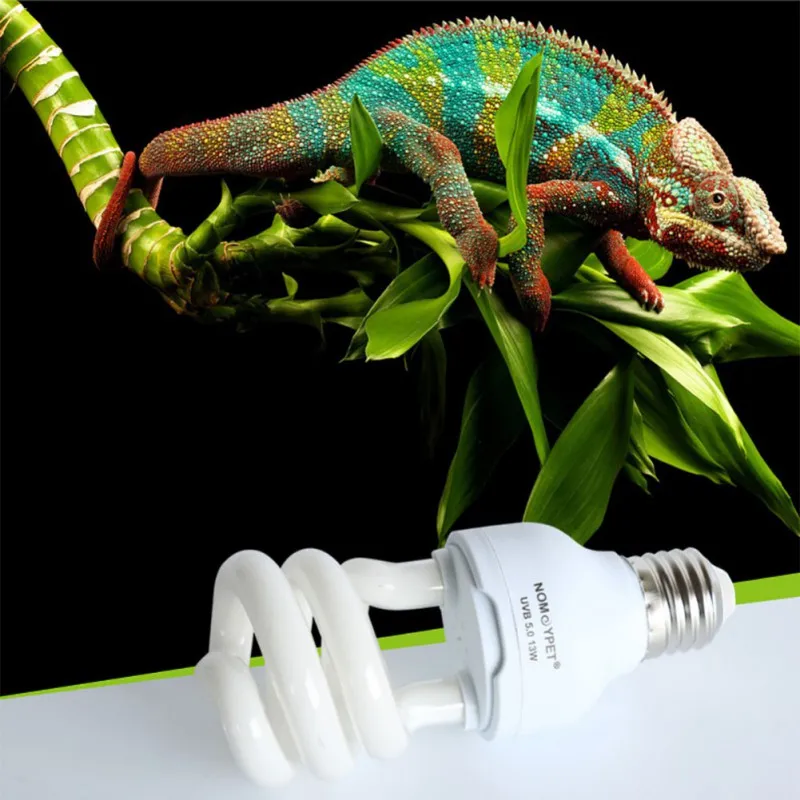 

Heat Emitter Ultraviolet Light Bulb E27 5.0 10.0 UVB 13W Pet Reptile Light Glow Lamp Daylight Bulb for Tortoise Fish Amphibians