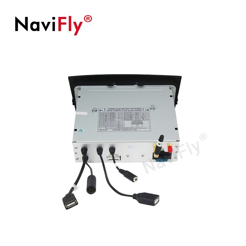 Clearance NaviFly Din 2G+32G Android 9.1 Car DVD Radio player for Fiat Doblo 2016 2017 GPS Navigation 7708IC TDA7851 WIFI Bluetooth 4