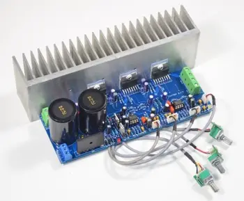 

Assembled TDA7294 2.1 channel HiFi subwoofer power amplifier board with heatsink 80W+80W