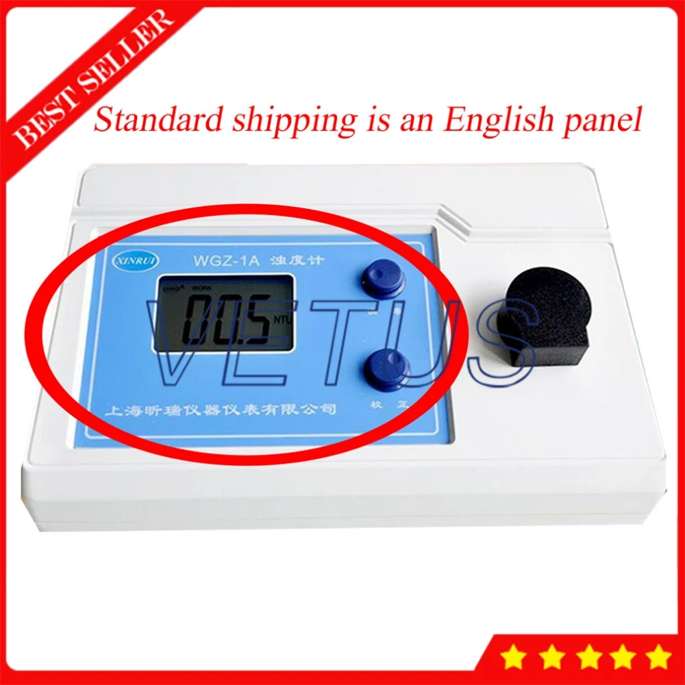 Lab Turbidimeter Turbidity Test Meter 90 Degree Scattered Light Measurement Principle Range 0 to 200NTU