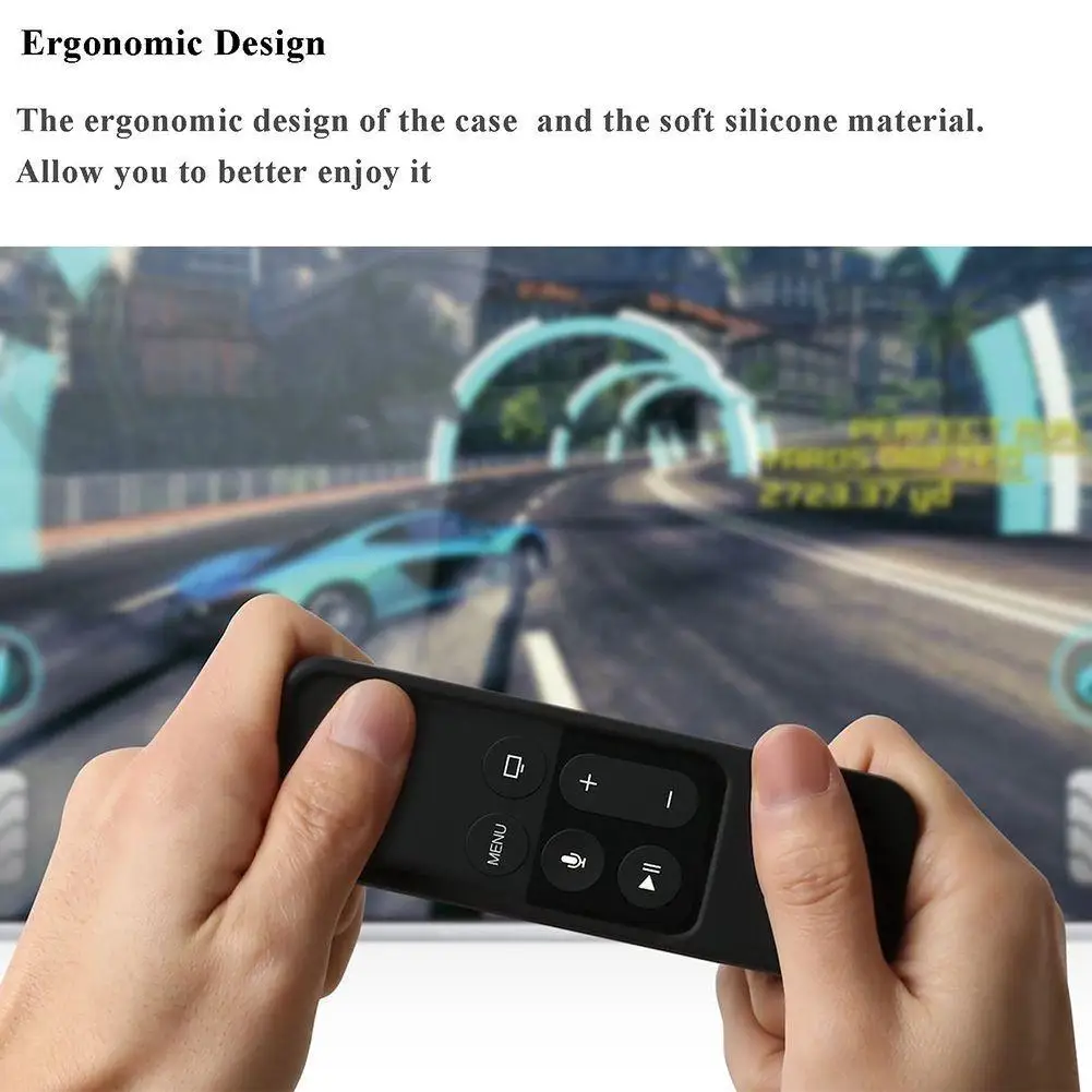 Силиконовый защитный чехол EastVita с ремешком для Apple TV 4 го поколения пульта