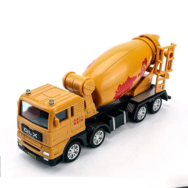 Детский игрушечный автомобиль миксер грузовик экскаватор инженерный автомобиль набор моделирования вилочный погрузчик модель - Цвет: Черный