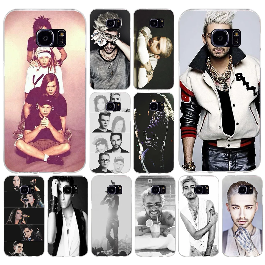 

147A Tom Kaulitz Bill Kaulitz Tokio Hotel Soft TPU Silicone Cover Case for samsung Galaxy s6 s6 s7 edge s8 s9 plus case