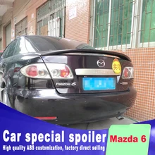 Modelo de Código de ouro projeto spoiler 2003 a 2016 para Mazda 6 spoiler ABS de alta qualidade pelo primer ou DIY pintura da cor 6 spoiler