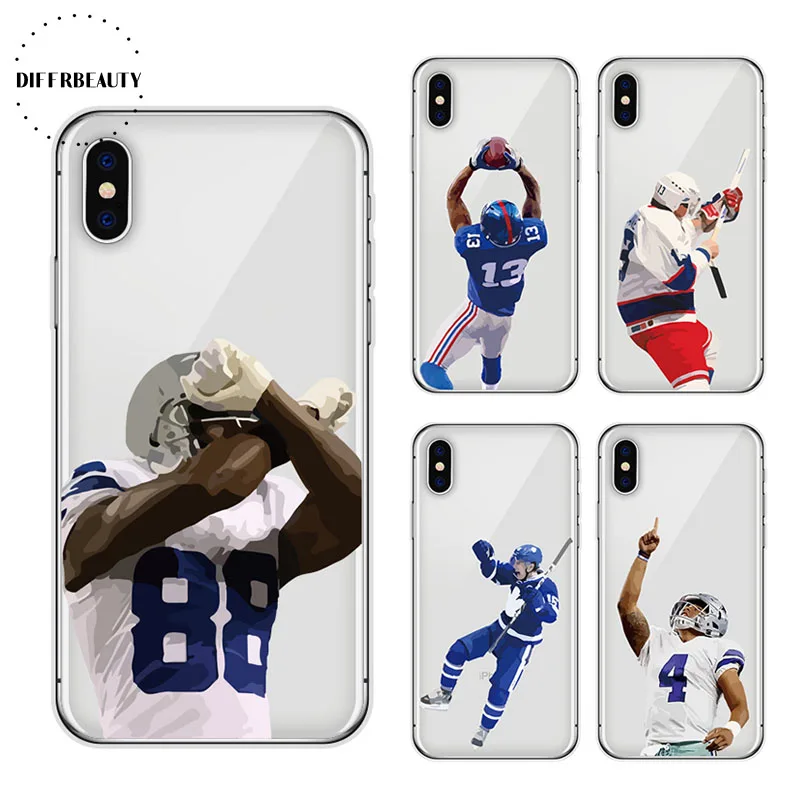 New Sports Rugby ice hockey Baseball Star Painted Phone
