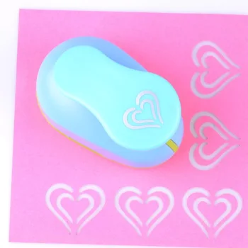 

free ship 1.5" 3D LOVE HEART craft punch DIY Paper Printing Card punch Scrapbook Shaper Large-scale Embossing device Hole Punch