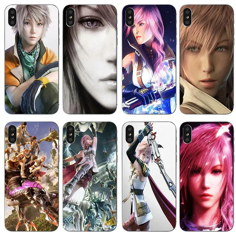 

Coque Cover Soft TPU Silicone Phone Cases for iPhone X XR XS Max 8 7 6S 6 Plus 5 5S SE 5C 4S 4 Cases Shell Final Fantasy XIII